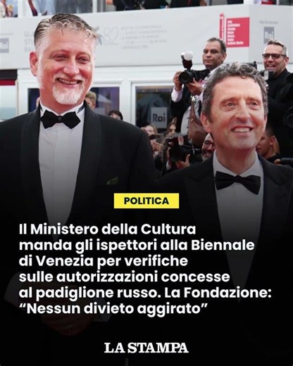 Il ministero della Cultura manda gli ispettori alla Biennale: verifiche sul padiglione russo