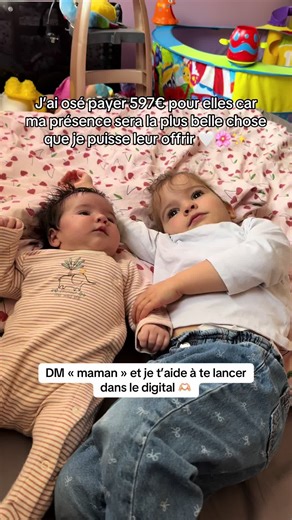 Voilà ce que j’ai répondu à mon amie qui m’a dit « mais tu sais que tu peux payer en 3 ou 4 fois » 👉🏼 « Sérieux ?? Mais fallait me le dire plus tôt, je prend la formation de suite meuf » Et j’ai réussi à me rembourser 2 semaines après la première mensualité… donc j’avais remboursé mon investissement avant même d’avoir fini de le payer ❤️ Toi aussi tu peux le faire ! Tu veux savoir comment ? Tu peux soit commenter « maman » soit me contacter en privé directement, comme tu préfères et je t’expli
