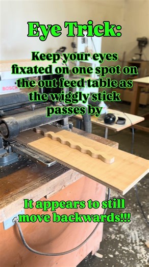 Woodworking: Optical Illusion With Wavy Pattern #woodworking #opticalillusion