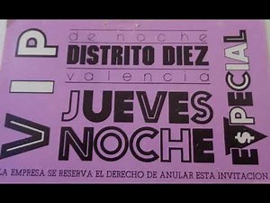 Discoteca Distrito 10 1991
