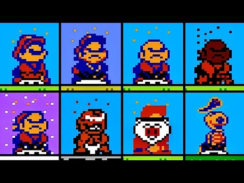 Evolution of Mario's Sprites in Super Mario Bros. 2 NES Hacks