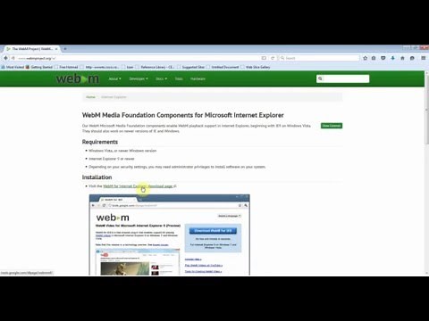 How to play webm format file in Windows Media Player