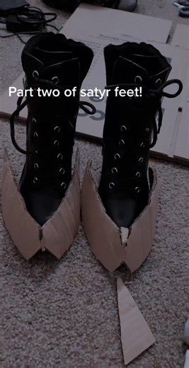 Satyr Cosplay Progress: Hoof Boots Making Process Revealed