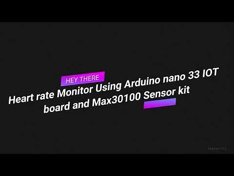 Heart Rate Monitor Using Arduino Nano IOT 33 board and MAX30100 (Heart Rate Click) Sensor kit.