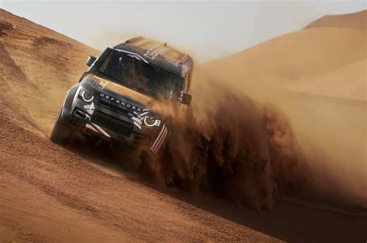 JLR tests Defender Dakar Rally entry ahead of 2026 series