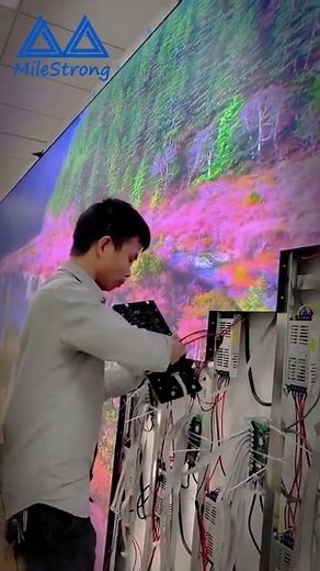 Indoor LED Video Wall Display Screen Installation