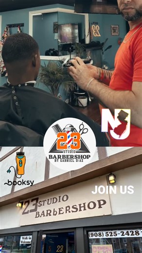 AWARDED 🏆🥇BY BOOKSY APP⭐️⭐️⭐️⭐️⭐️, 🥇GOOGLE BUSINESS⭐️⭐️⭐️⭐️⭐️, AS THE BEST MEN’S BARBERSHOP IN ALL OF NEW JERSEY. (23 STUDIO BARBERSHOP LLC)💈 DOMINICAN BARBERSHOP. | Gabriel Diaz