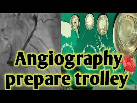 HOW TO PREPARE CAG (ANGIOGRAPHY) TROLLEY CATHLAB CASE !