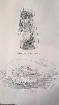 two very similar drawings using cross hatching techniques #art #pendrawing