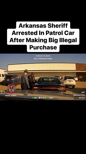 467K views · 1.8K reactions | Arkansas Sheriff Arrested In Patrol Car After Making Big Illegal Purchase | LRHN | Facebook