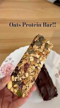 Healthy Protein Bars at Home | No Sugar, No Preservatives | Easy Oats Recipe #energyboosters