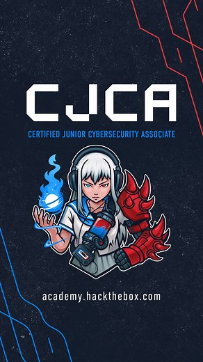 Hack The Box on Instagram: "Everybody starts somewhere, and you'll start here 💪 Say hello to HTB CJCA and the Junior Cybersecurity Analyst job-role path: your jumpstart into the world of #cybersecurity! This is our new beginner-friendly certification and path, built for aspiring cybersecurity professionals. Explore both sides of #cyber, offensive and defensive, and choose the path that fits you best. 🚀 Kick off your journey with 25% off your Silver Annual subscription till the end of August — 