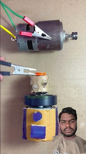 How to works electricity Generator Dc MotorInventog #experiment #electrical