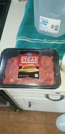 Trying Beef shaved steak - recommended by Woman & woman