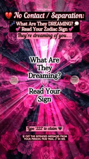 💔 No Contact / Separation: 🌙 What Are They DREAMING About You? 💭 ALL SIGNS