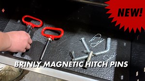 Watch Brinly Magnetic Hitch Pin, Quick Connect to Lawn Attachments on Amazon Live
