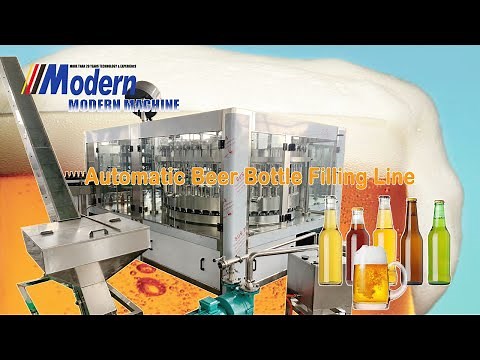 Automatic craft beer bottle filling machine | Alcohol cocktail bottling machine