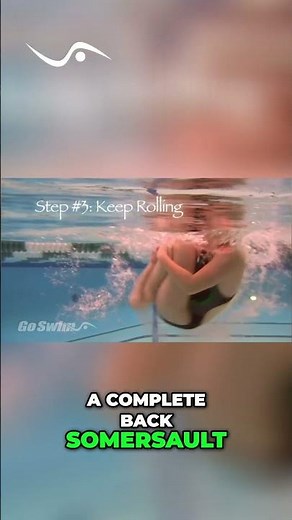 Swim Faster: Open Turn Secrets! Learn the Tuck and Back Spin Drill #shorts