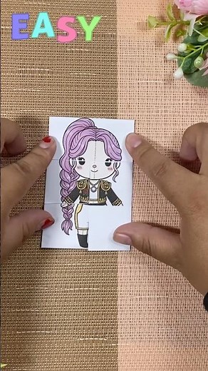 ROMPECABEZAS DE PAPEL MÁGICO ✂️ | Manualidad fácil para niños que se arma doblando | #Burrikiki