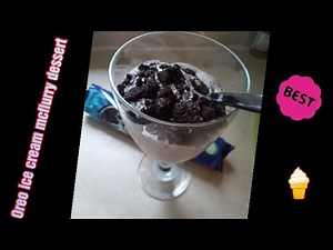 Oreo ice cream / homemade mcflurry. Lody Oreo mcflurry. How to make Oreo mcflurry ice cream at home.