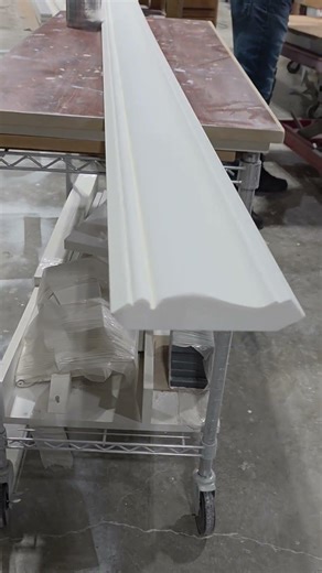 Custom Milled PVC Crown Mouldings using Azek / Versatex PVC. #millwork #architecture
