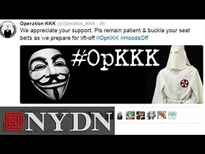 Anonymous Threatens to Reveal Identities of 1,000 KKK Members