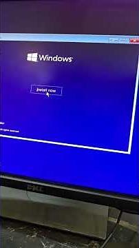 How to install wimdows10 in computer #windows