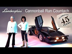 The Cannonball Run Lamborghini Countach LP 400 S turns 45 Years Old