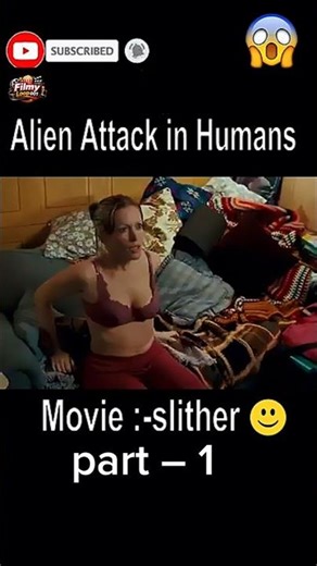 Alien Parasite Attack on Humans 😱 | Slither Movie Explained Part 1 #shorts
