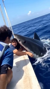 1.5M views · 1.2K reactions | Shark Leaps onto Ship's Bow to Attack Sailors #Thrilling #Shark #reelsviral #fb | Deep Sea Discoveries | Facebook