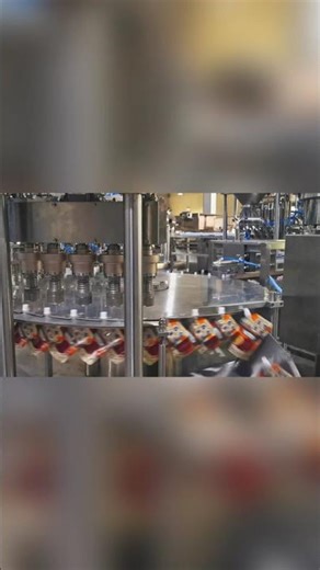 Spout stand up pouch filling sealing capping machine #bag #machine #high #factory #automation