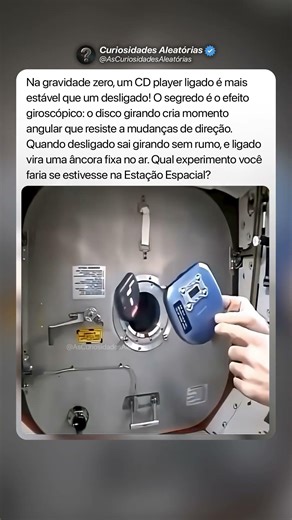 Efeito Giroscópio 💿 #curiosidades #mistérios