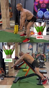 Bent landmine rows Vs Chest supported rowsBeing all the mechanics and movement arms the same, chest supported offers more stability and puts less strain on lower back and in conjunction with the almost constant resistance profile of the cable it over all targets the back muscles better than a free weight bent rows,here especially the upper back muscles coz of the wider grip with abducted shoulders!#backworkout#kamalc32#knowthedifference#biomechanics#exercisescience#fitnessworkouts#gymworkouts#bo