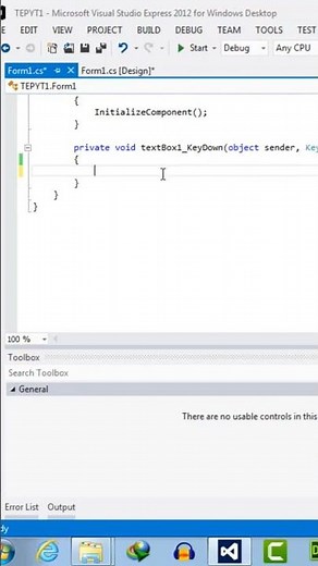 065 - How to detect when the Enter Key Pressed in C#
