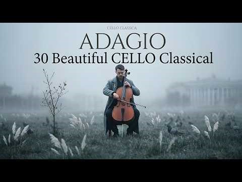 Satie, Bach, Fauré - 30 Most Beautiful Cello Adagio : Calm & Emotional Classical Music | Relax,Heal