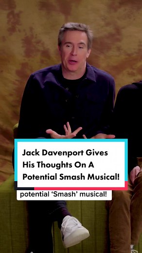#JackDavenport gives his thoughts on a potential #SmashMusical! #SMASH