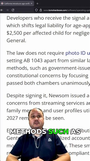 The Age Verification System That Doesn't Require Your ID #shorts