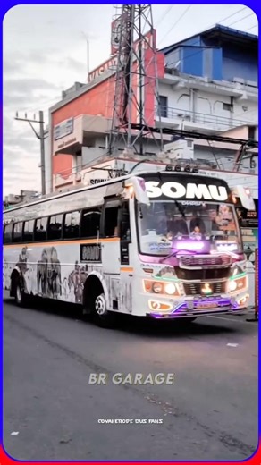 SOMU😍சேலம்💫Private Bus Mass Entry💥😎#bus #shortsfeed #shorts #brgarage
