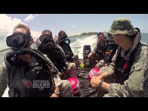 National Guard Special Forces Combat Divers Train at Underwater Operations School