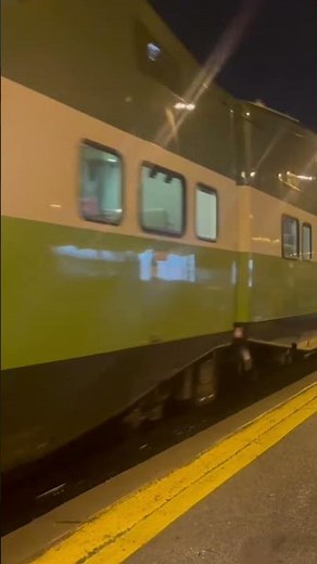 GO train leaving station