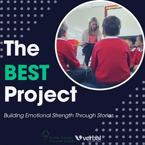 🎥 Empowering children, supporting families! Verbal's BEST programme, funded by Ulster Garden Villages, is here to support children on the spectrum or undergoing testing, helping them thrive with personalised strategies and resources. Together, we empower both children and parents to navigate their unique journeys with confidence. #SupportForAll #Neurodiversity #everystorymatters | Verbal Arts Centre