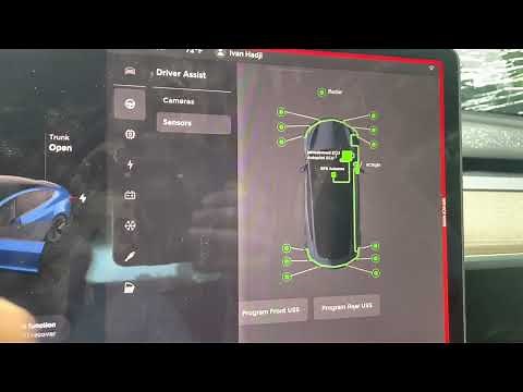Tesla model 3 and Y parking sensors USS