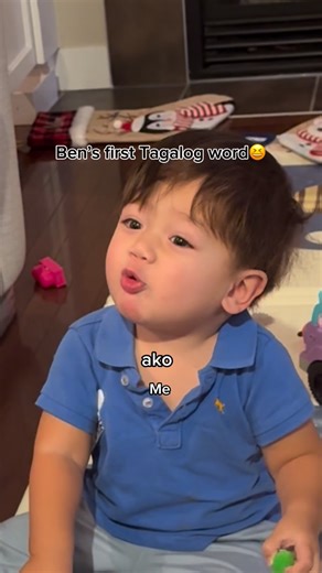 Carla Bannister on Instagram: "Ben’s first Tagalog word 😄 #learningtagalog #filipino"