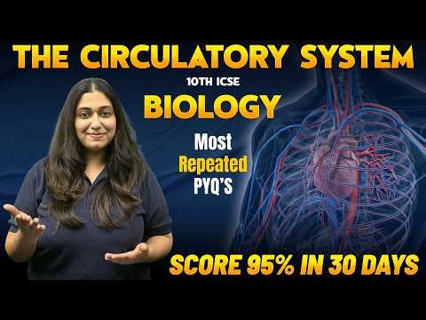 ICSE Class 10 Biology Chapter 8 Circulatory System | The Circulatory System pyqs