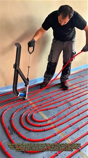 Smart Floor Heating Pipe Installation Tool That Boosts Jobsite Speed
