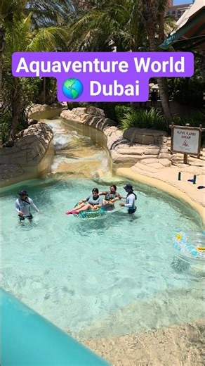The Ultimate Sunny Day at Aquaventure 🌴 #dubai #waterpark #summer
