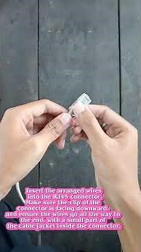 Tutorial : How to Crimp UTP Cable