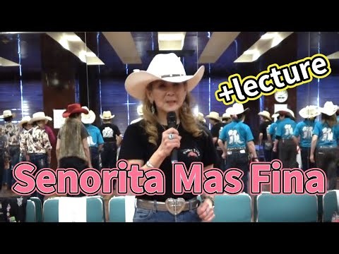 DEMIさんにSenorita Mas Fina のステップを教えていただきました カントリーダンス