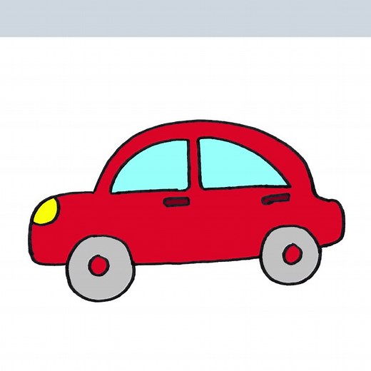Dibuja un carro muy facilmente 🚗 🚕 🚙 Dibujos Sencillos para colorear | DibuBaron