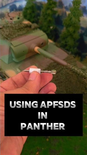 Using APFSDS round in panther ! #trending #tank #shorts #foryou